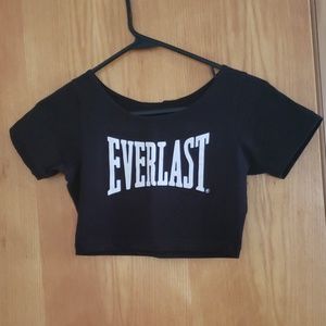 Everlast Black Crop Top
